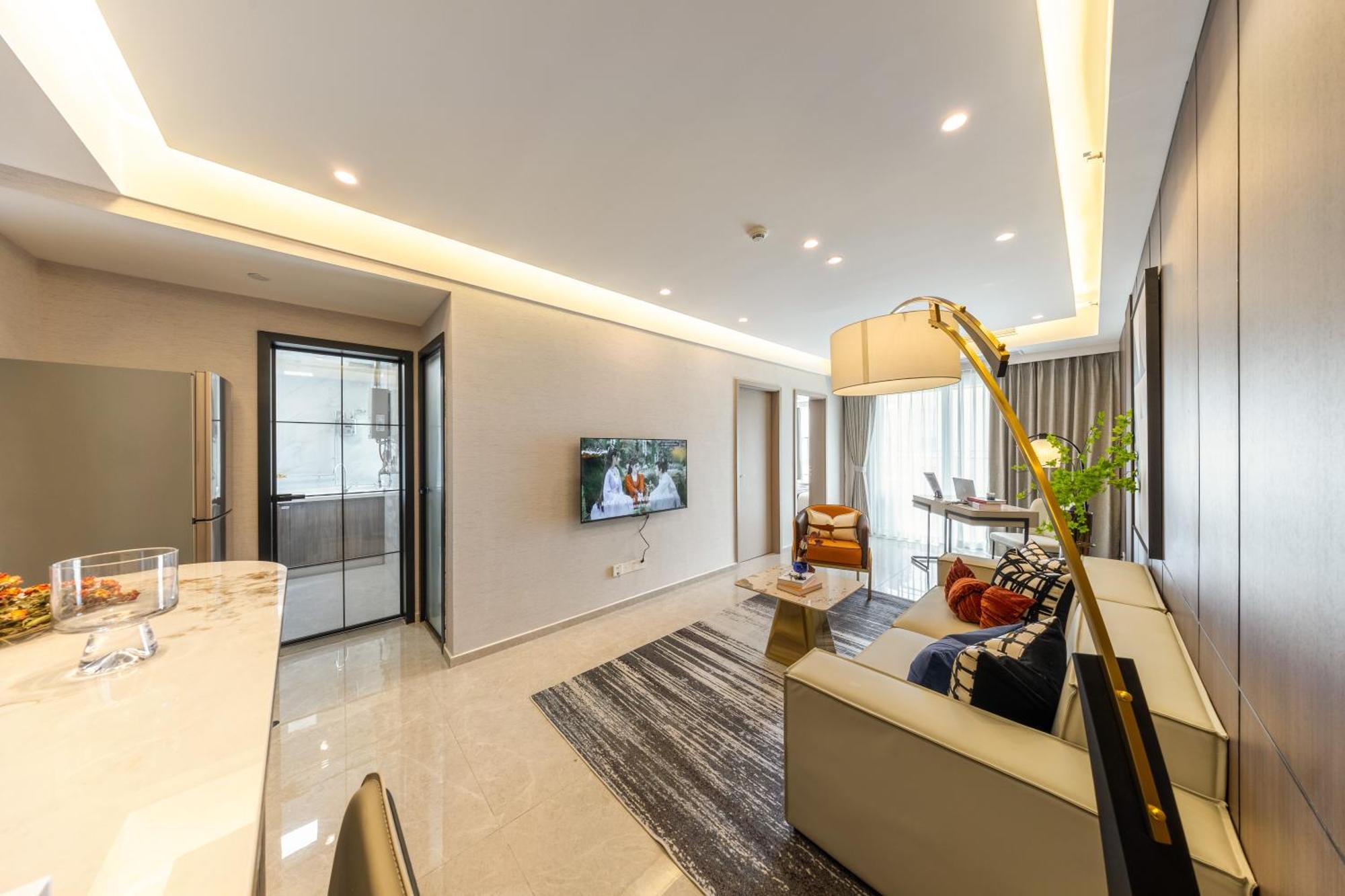 Boruisi Video And Audio Light House - Shenzhen Convention And Exhibition Center Gangxia Metro Station Aparthotel Luaran gambar